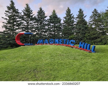 Magnetic Hill, New Brunswick, Canada
