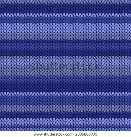 Trendy horizontal stripes christmas knit geometric seamless pattern. Fair isle sweater hosiery textile print. Nordic style seamless knitted pattern. Winter holidays wallpaper.