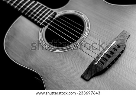 Electric-acoustic guitar