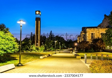 Ladner Clock Tower at Vancouver Campus of University of British Columbia in Canada