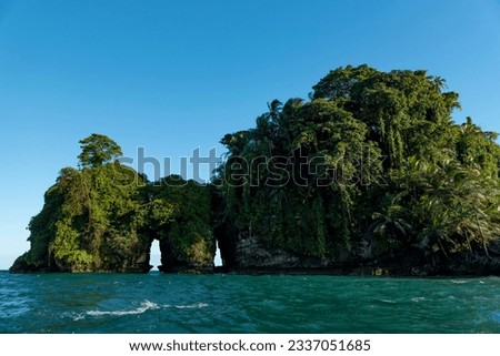 Bird Island (Isla Pajaro) Bocas del Toro, Panama -  stock photo