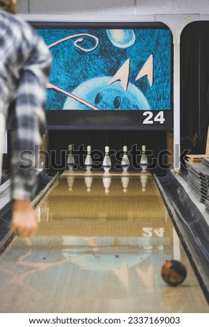 Five-pin bowling at Parkway Bowl.