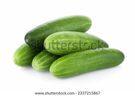 Green cucumber texture template arranged and harvested Royalty-Free Stock Photo #2337215867