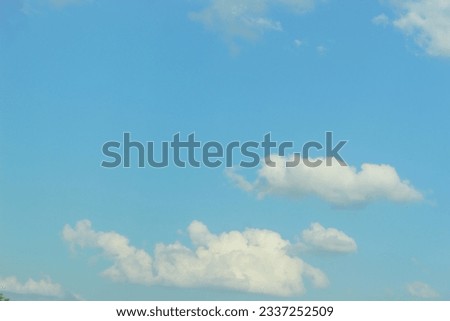 background of blue sky and white clouds