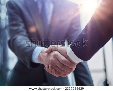 This merger will see the potential growth of our business Royalty-Free Stock Photo #2337256639