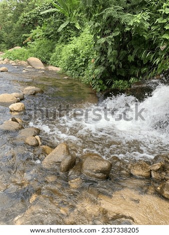 beautiful waterfall Nature is the best healer for me. Royalty-Free Stock Photo #2337338205