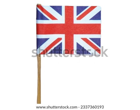 The flag of Great Britain Royalty-Free Stock Photo #2337360193