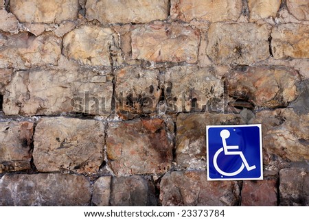 DISABLED SIGN