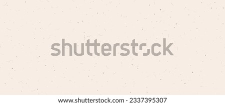 Light beige seamless grain paper texture. Vintage ecru background with dots, speckles, specks, flecks and particles. Craft repeating wallpaper. Natural cream grunge surface background. Vector backdrop Royalty-Free Stock Photo #2337395307
