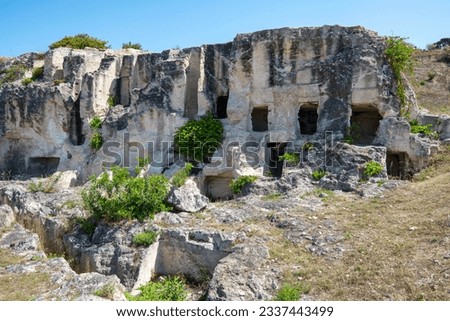 Tuvixeddu Necropolis - Cagliari - Italy Royalty-Free Stock Photo #2337443499