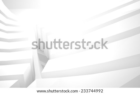 Abstract Architecture. abstract white building on a white background.