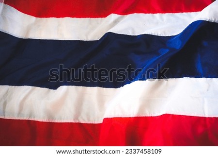 flag of Thailand. flag symbols of Thailand.