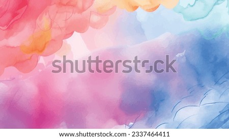 watercolor background with many different colors