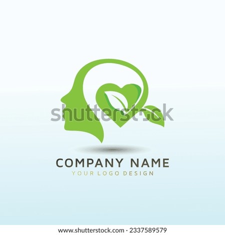 brain and mental wellness company logo design