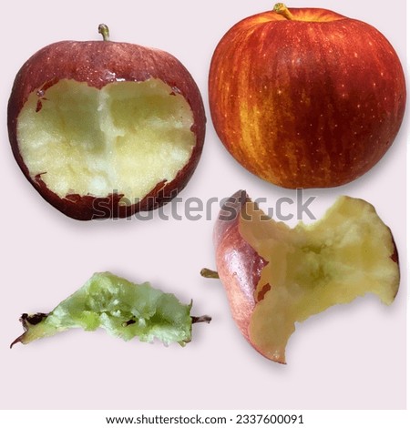 Apple should eat the whole shell because it contains a lot of nutrients. If you peel off important substances, this is the process of eating apples.