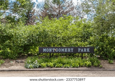 Montgomery Park in the city of Saskatoon, Canada