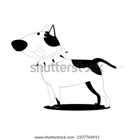 Dog Labrador retriever logo design looking
