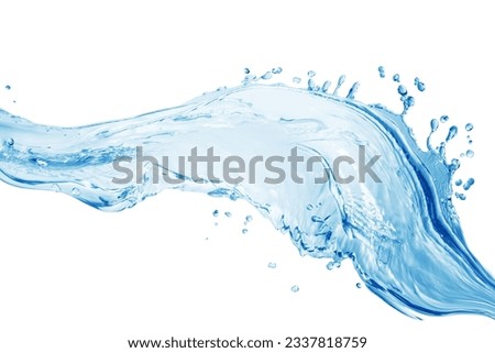 Water ,water splash isolated on white background, water splash,
