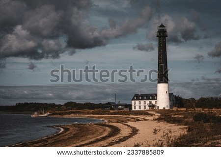 Picture of the Lighthouse at Saaremaa beach in Estonia island of Baltic states