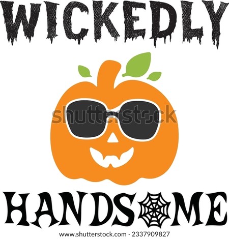 
Halloween Typography Design. Printing For T shirt, Banner, Poster etc.