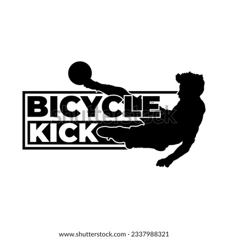 Bicycle kick soccer player silhouette art
black silhouette for sticker, poster, background, t shirt etc