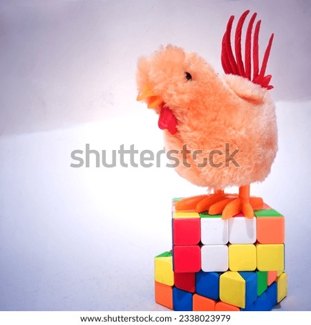 Easter Chick Stock Photos, Images and Pictures chciken on Lego