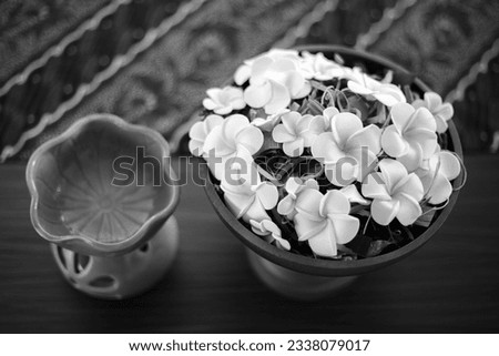 white jasmine flower balinese wedding traditional Royalty-Free Stock Photo #2338079017