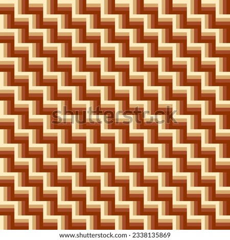 Golden Pattern Geometric Seamless Vector Zigzag Design for Ethnic Background Textile Wallpaper