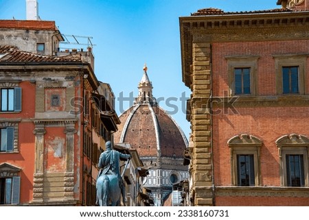 Square of Piazza della Santissima Annunziata - Florence - Italy Royalty-Free Stock Photo #2338160731