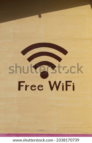 Icon image free wifi spot access at public