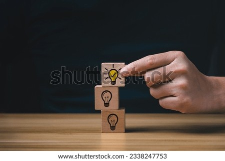 New ideas, business growth with creative technology and creativity. The pioneering solution will change the path of modern entrepreneurs. Drive them to unprecedented success in the digital age. Royalty-Free Stock Photo #2338247753