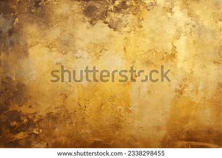 Gold grunge texture to create distressed effect. Patina scratch golden elements. Vintage abstract illustration. Bright sketch surface . Overlay distress grain graphic design