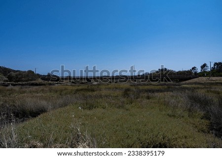 Landscape, views from the banks of the Boco River in the municipality of Vagor, Portugal