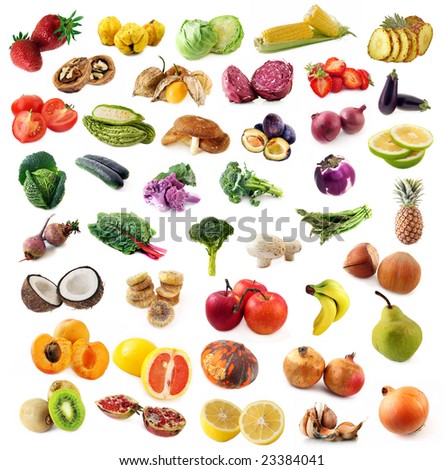Fruits and Vegetables Royalty-Free Stock Photo #23384041