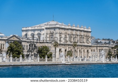 A picture of the Dolmabahce Palace.