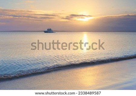 Sunset from Long Beach, Jervis Bay Australia