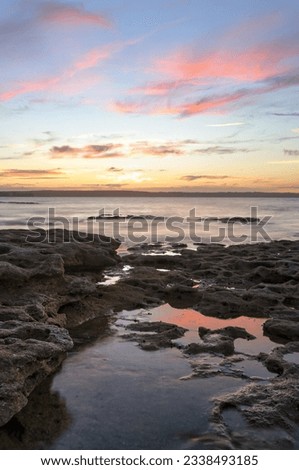 A lovely sunset from Murrays Beach Jervis Bay on the south coast.