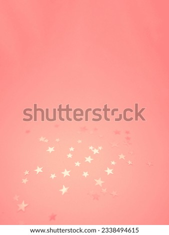 Happy shiny confetti stars celebration background for Valentine's day, Christmas and birthday party. 