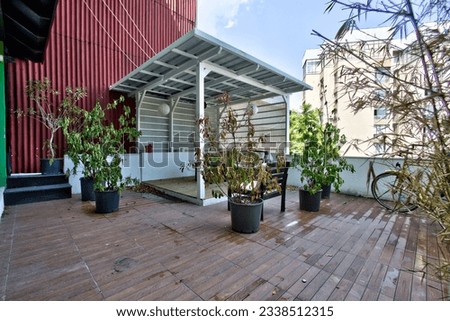 Balcony Exterior with natural elements