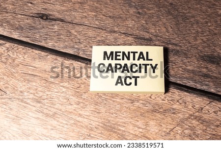 The act of mental disability is shown with text on a white background.