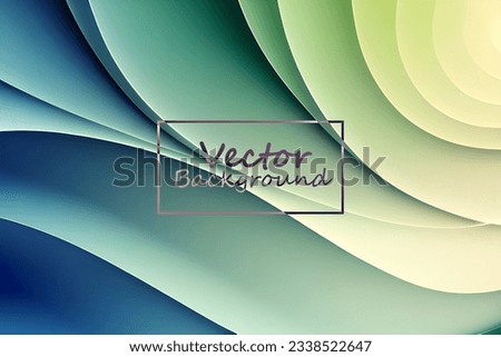 Vector art abstract of light green colors tone. Background wallpaper of line and curve. SSTKabstract.