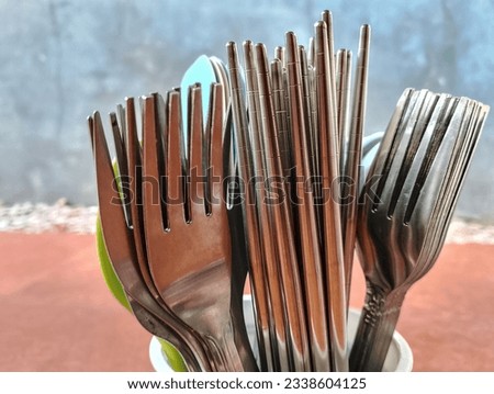 Photo Illustration of Cutlery And Chopsticks Used To Eat Noodles And So On
