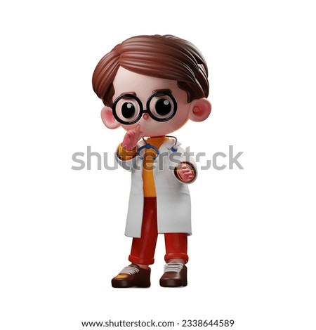 3d Male Doctor Character Sssttt
