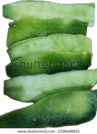 skin of melon peel There is beauty within the cave which cannot be seen. In addition, the shell must be peeled off to be touched. The beauty of natural colors Not decorated by human hands Royalty-Free Stock Photo #2338688833