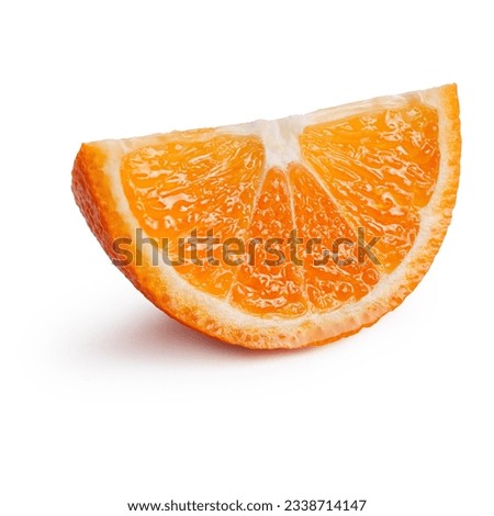 Orange citrus fruit, blank background