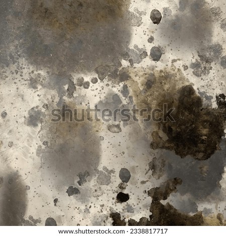 a photography of a dirty surface with a lot of dirt and water, there is a picture of a dirty surface with a lot of dirt.