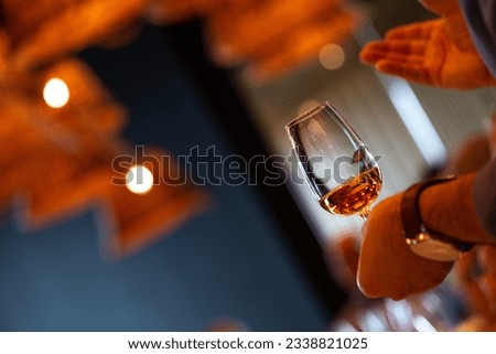 Wine tasting tour in a restaurant from a wine farm, Portugal. Royalty-Free Stock Photo #2338821025
