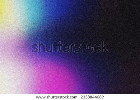 Abstract trendy colorful gradient noisy grain background texture. Royalty-Free Stock Photo #2338844689