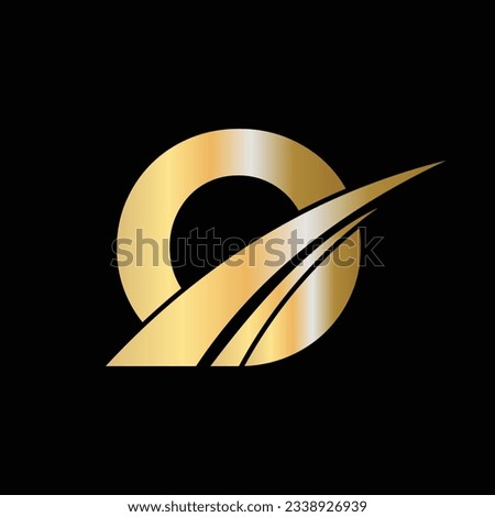 Initial O Letter Logo Design Symbol. Letter O Logotype Sign Template