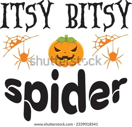 
Halloween Typography Design. Printing For T shirt, Banner, Poster etc.
